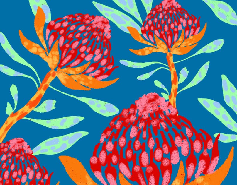Print design for tote bags