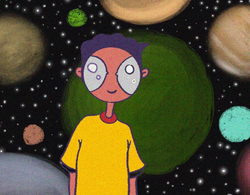 The flight - animation
