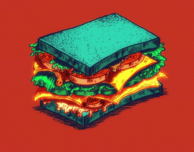 The unsolicited scotchbrite sandwich
